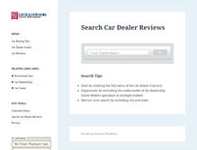 Tablet Screenshot of cardealerreviews.org